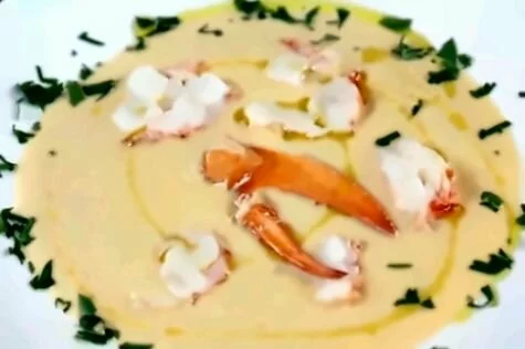 Крем суп с омаром
